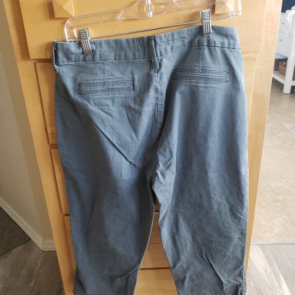 NYDJ Chino Green/Blue 14P Petite Lift/Tuck - Picture 4 of 4